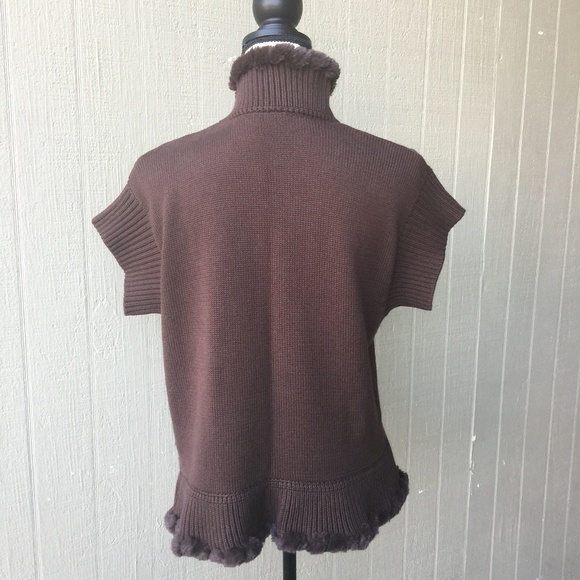 Cardigan Sweater Button up Brown Large - Picture 4 of 5